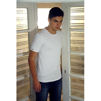 Zdravotnické tričko pánské bavlněné bílé