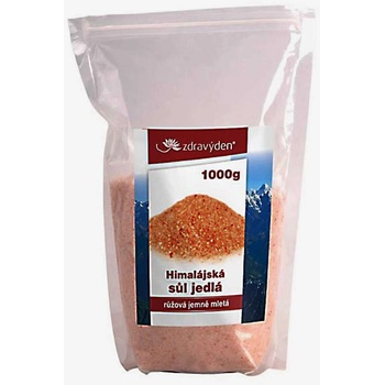 Zdravý den himalájská sůl jedlá růžová 1 kg