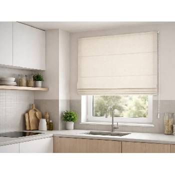 Zebra-shop ŘÍMSKÁ OP1924 SMETANOVÁ 130 X 120 cm vlevo