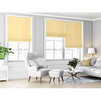 Zebra-shop římská roleta OP1948 VANILKA 150 x 180 CM vpravo