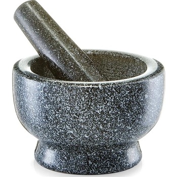 Zeller Kuchyňský hmoždíř GRANIT s paličkou černý 13×8 cm
