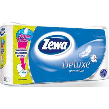 Zewa Deluxe Pure White 3-vrstvý 8 ks