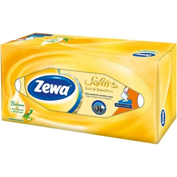 Zewa Softis Soft&Sensitiv papírové kapesníčky 4-vrstvé 80 ks