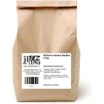 Život bez lepku Rýžová mouka hladká 2 kg