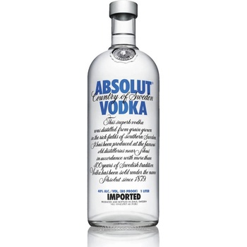Absolut 1 l (holá láhev)