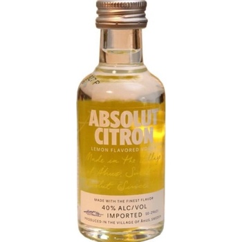 Absolut Citron 40 % 0,05 l (holá láhev)
