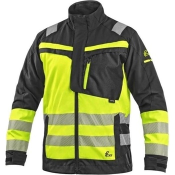 Canis CXS Naos HV bunda pánská Hi-Vis reflexní pruhy černá-žlutá