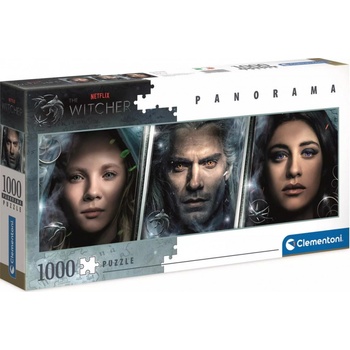 Clementoni 39593 Zaklínač Witcher panorama 1000 dílků