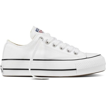 Converse Ct All Star Leather Platfo bílá