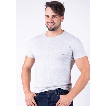 Emporio Armani pánské tričko 111035 CC729 Sv. šedá