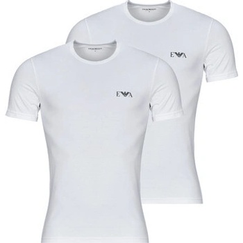 Emporio Armani Trička s krátkým rukávem 2-PACK CREW NECK T-SHIRT AF14131 Bílá