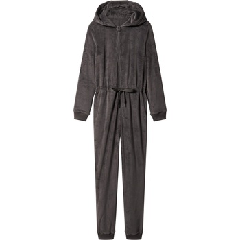 Esmara dámský plyšový overal tmavě šedý