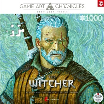 GOOD LOOT Game Art Chronicles The Witcher Geralt Van Gogh 1000 dílků