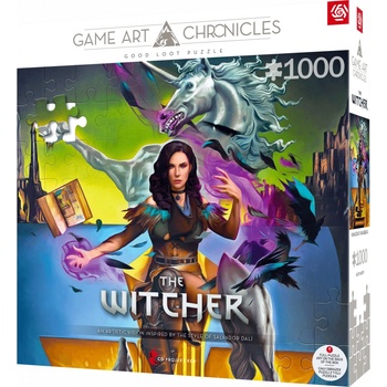 Good Loot Game Art Chronicles The Witcher Yennefer & Salvador Dali 1000 dílků