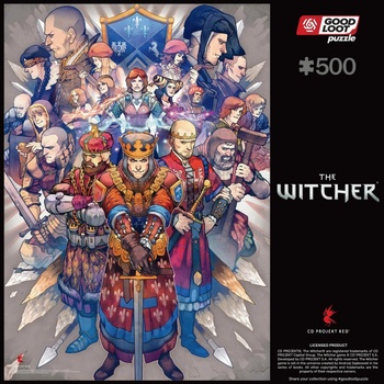 Good Loot Gaming The Witcher Northern Realms 500 dílků