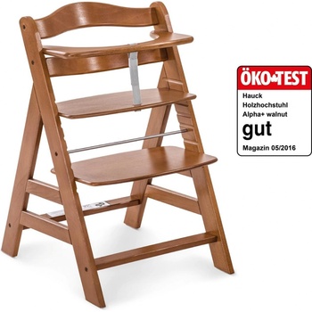 Hauck Alpha+ dřevená židle walnut