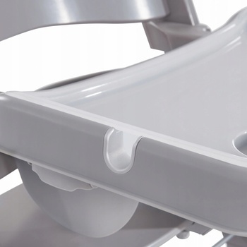 Hauck Pultík plast k židličce Alpha+/Beta+ šedý