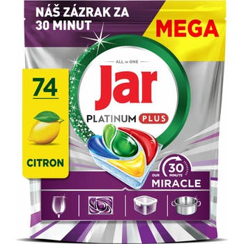 Jar Platinum Plus 30 Minute Miracle kapsle do myčky 74 ks