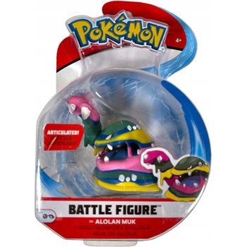 Jazwares Pokémon Battle pack Alolan Muk