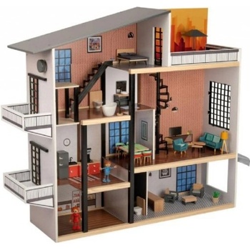 KidLand Dřevěný domeček pro panenky XXL PH-11075