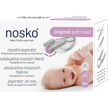 Nosko odsávačka hlenů Original Soft Head s měkkou hlavicí připojitelná k vysavači