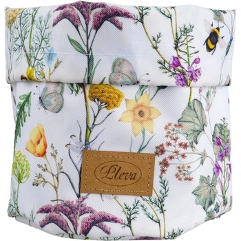 Pleva kosmetický látkový vak organizér, louka, výška 21 cm průměr 16 cm