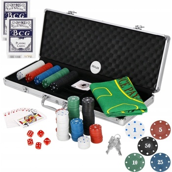 Springos Poker set v alu kufříku 500 žetonů KG0023