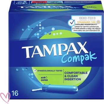 Tampax Compak Super plus 16 ks