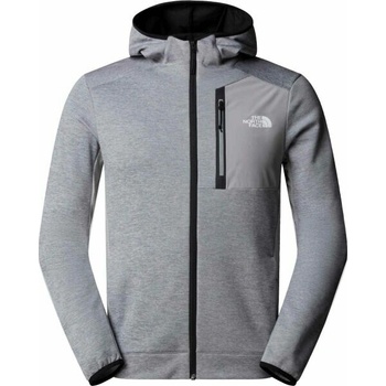 The North Face M MOUNTAIN ATHLETICS FLEECE FULL ZIP JAC flísová mikina šedá