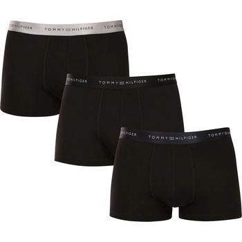 Tommy Hilfiger pánské boxerky 3 Pack TRUNK UM0UM02760 0R7 černé