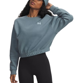 Under Armour RIVAL FLEECE PIPED CREW W modrá 6007035-587