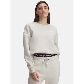 Under Armour UA Icon Fleece OS Crew Bílá