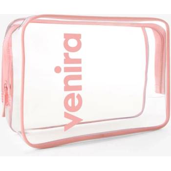 Venira kosmetická taška průhledná růžová L
