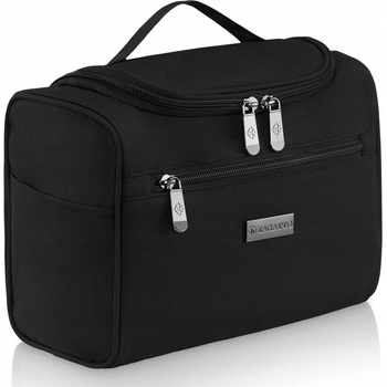 Zagatto cestovní kosmetická taška prostorná závěsná černá