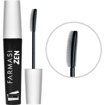 Farmasi Zen řasenka pro objem délku a oddělení řas Black 8 ml