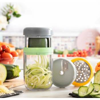 InnovaGoods Ruční spiralizér a kráječ zeleniny s recepty