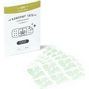 KONOPNÝ TÁTA CBD NÁPLASTI 600 mg