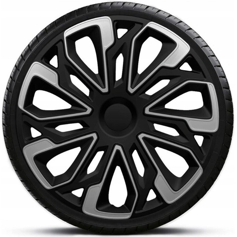 4 Racing Estoril Silver Black 16'' 4 ks