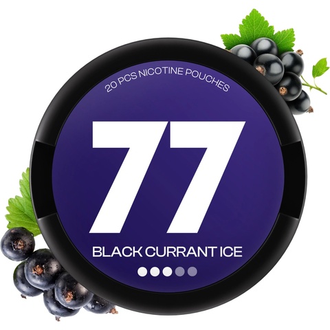 77 Pouches Black Currant 20 mg 20 sáčků