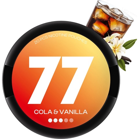77 Pouches Cola & Vanilla 20 mg 20 sáčků