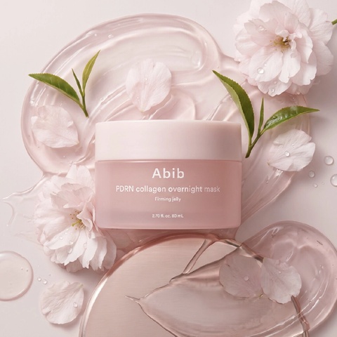 Abib PDRN Collagen Overnight Mask Firming Jelly Noční želé maska s kolagenem a PDRN pro zpevnění pleti 80 ml