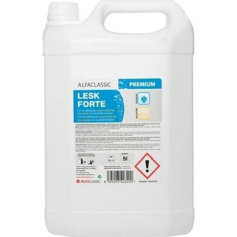 Alfa Forte Premium leštící prostředek na sklo 5 l