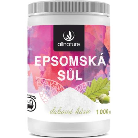 Allnature Epsomská sůl dubová kůra 1000 g
