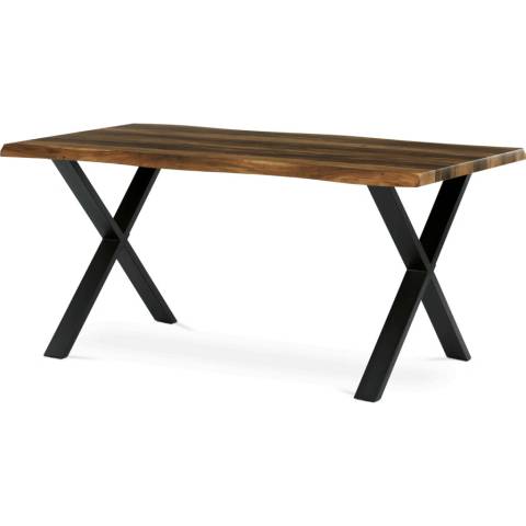 Autronic HT-F4316 OLW Jídelní stůl 160 x 90 cm mdf old wood Hnědá