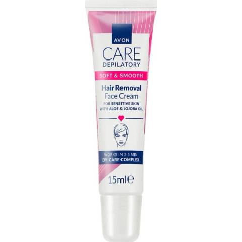 Avon Care Depilatory depilační krém na obličej pro citlivou pleť 15 ml