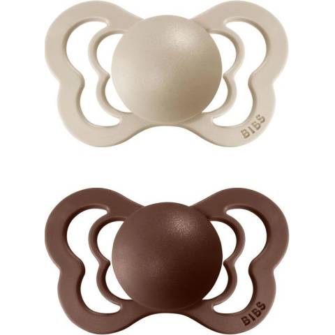 Bibs Couture ortodontický kaučuk vanilla olive 2 ks