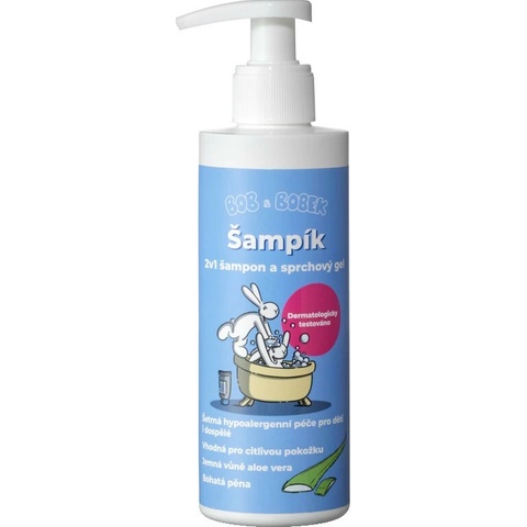 Bob a Bobek Šampík šampon a sprchový gel 2v1 200 ml