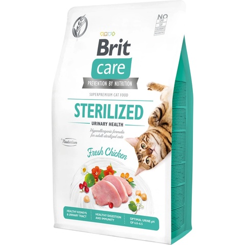 Brit Care Cat Grain-Free Sterilized Urinary Health 2 kg