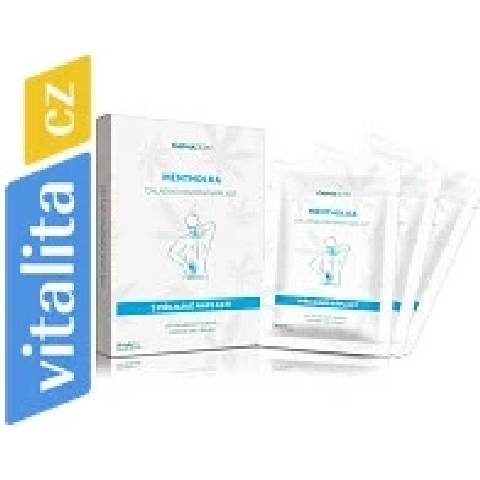 Cannaderm Mentholka Chladivá konopná náplast pohodlná a rychlá aplikace 1 ks 10 x 14 cm