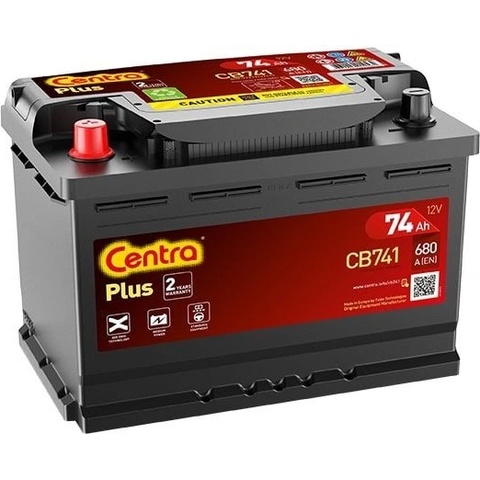 Centra Plus 12V 74Ah 680A CB741